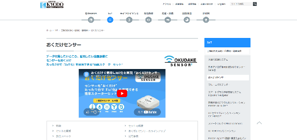 おくだけセンサーII EX1『温度・湿度モデル』（KYODO）