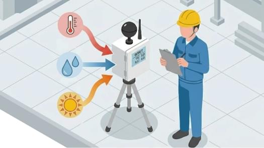 WBGTセンサーをイラストで分かりやすく